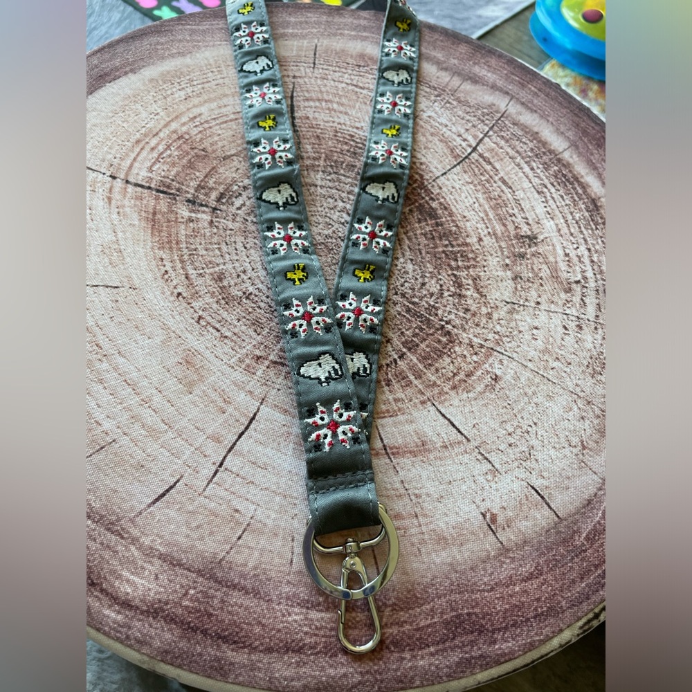 NEW - Vera Bradley Holiday / Winter 2021 Snoopy Embroidered Lanyard